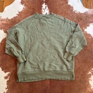 Aerie light green sweatshirt 
size XS can fit small as well!
100% cotton